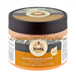 Miodowe mydło do ciała i włosów Babcia Agafia 300ml